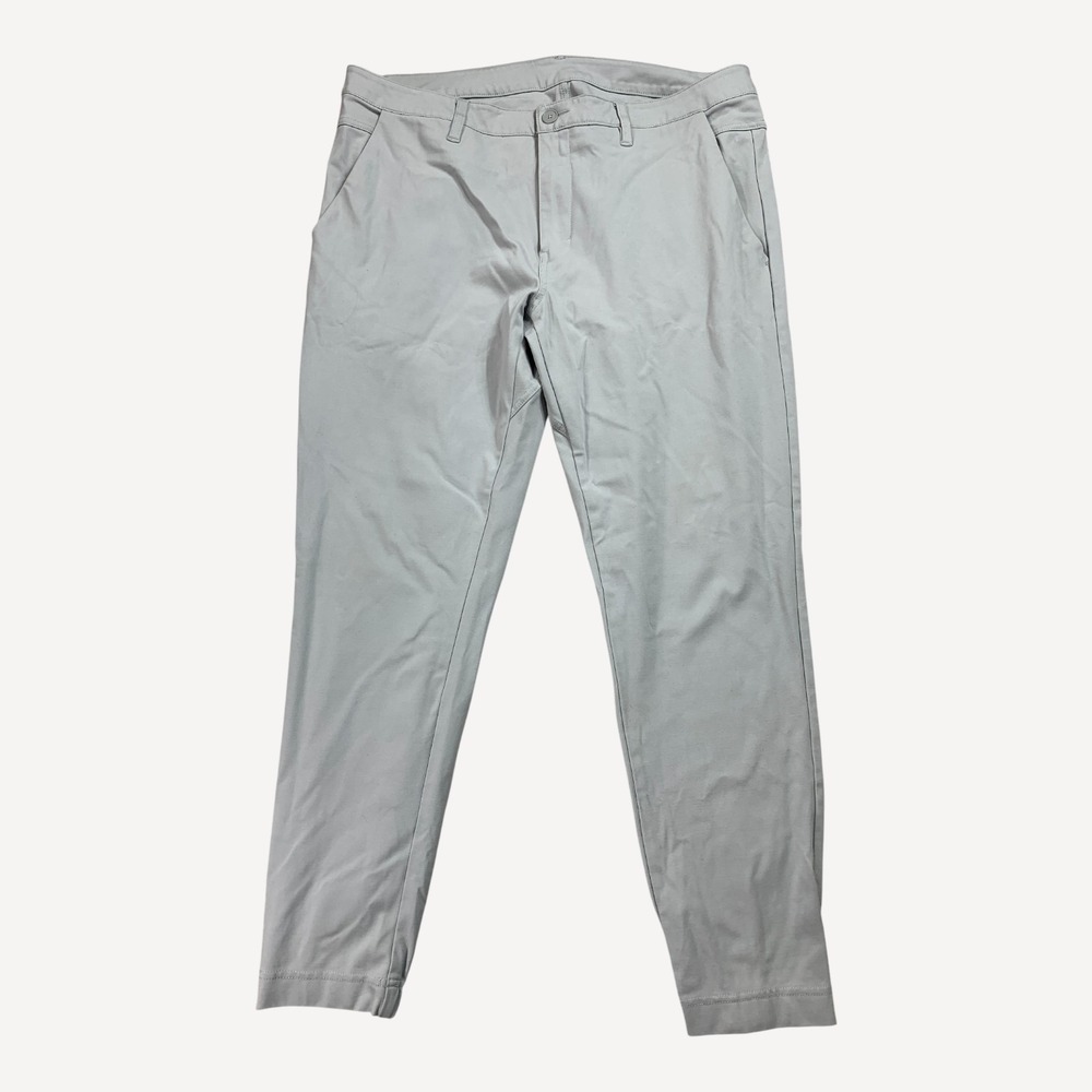 BYLT Everyday Jogger Pants Mens 38x28 Storm Gray Skinny Fit Performance Stretch